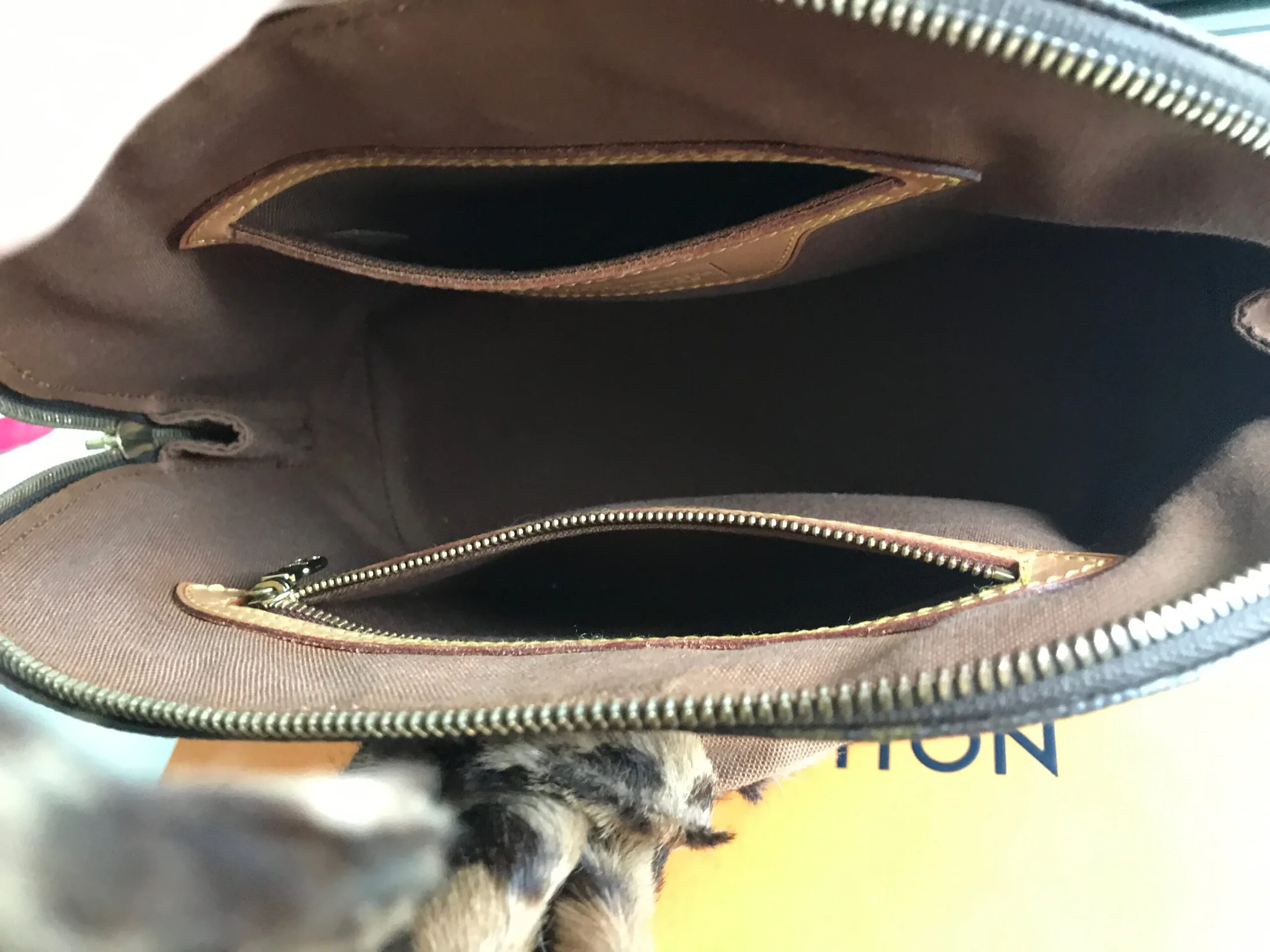 Azzedine Alaia Leopard Monogram Alma Handbag — image 19