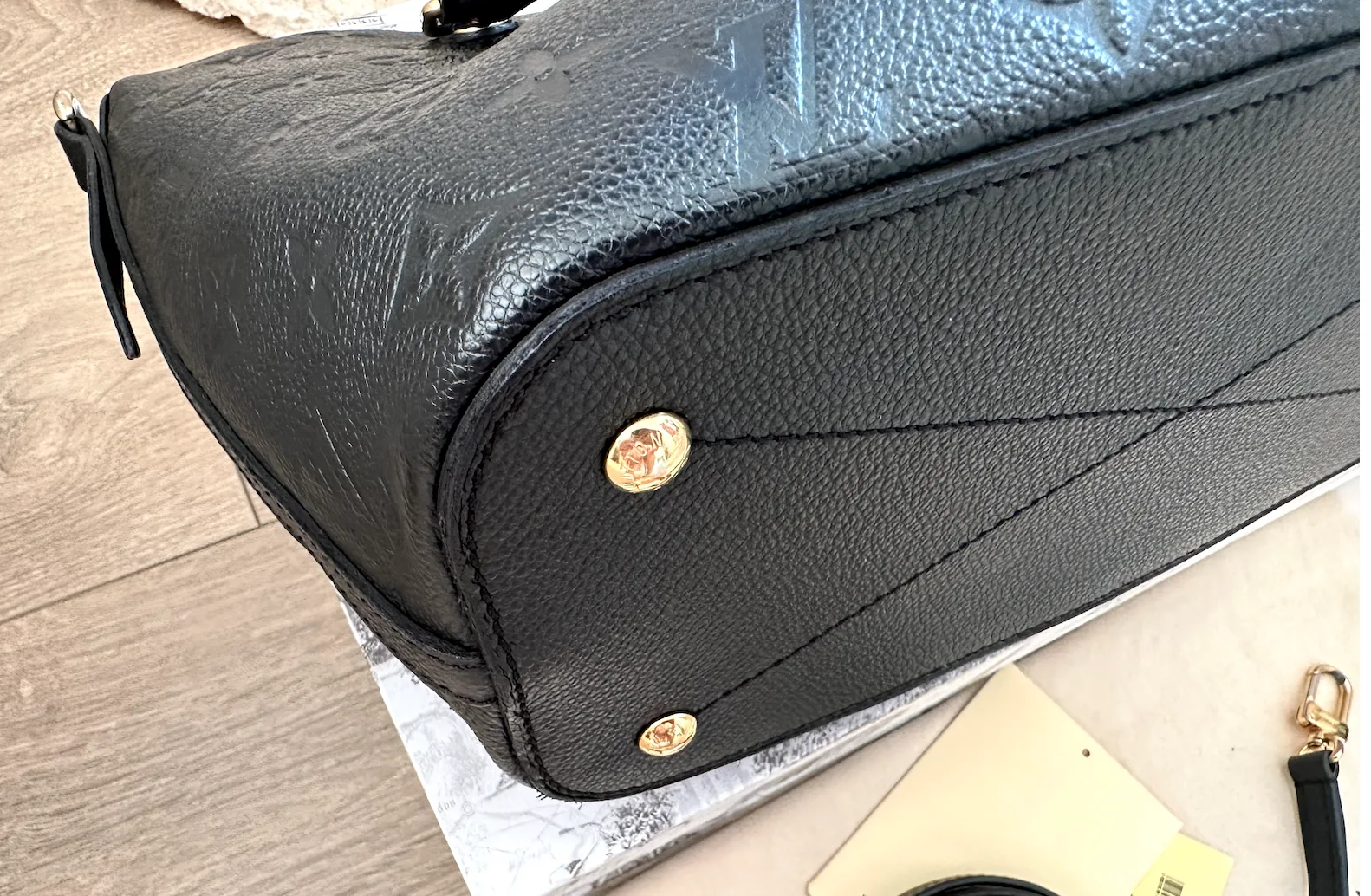 Black Empreinte Monogram Mazarine PM w/Strap — image 9