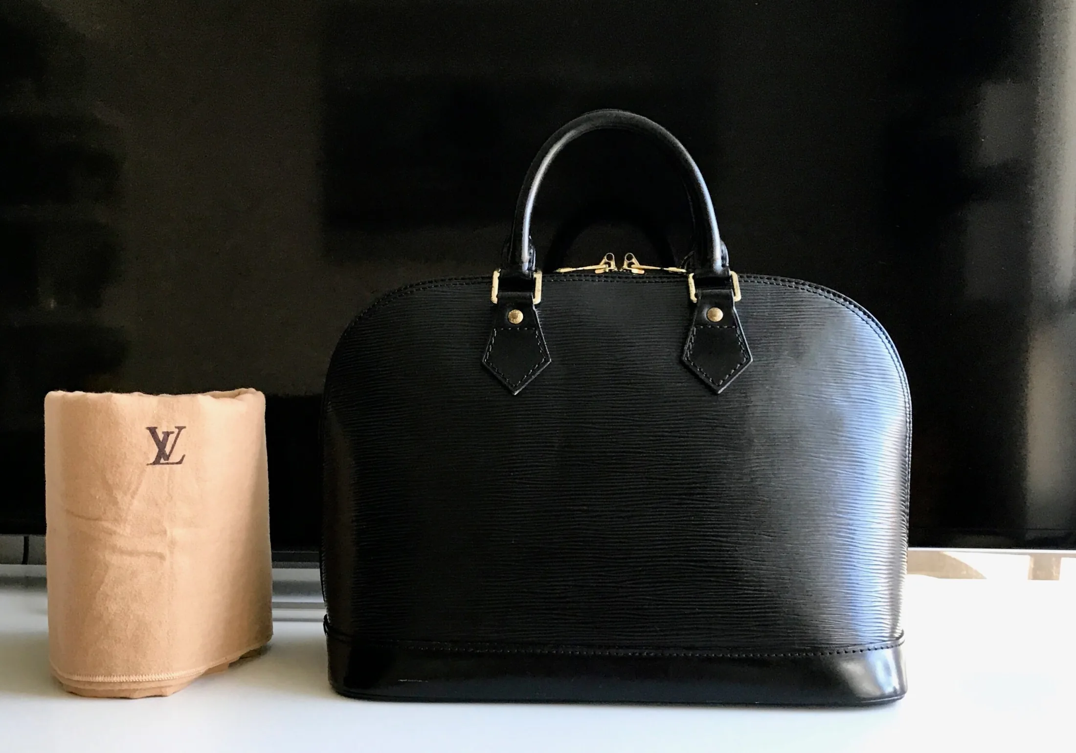 Black Epi Alma Handbag — image 3