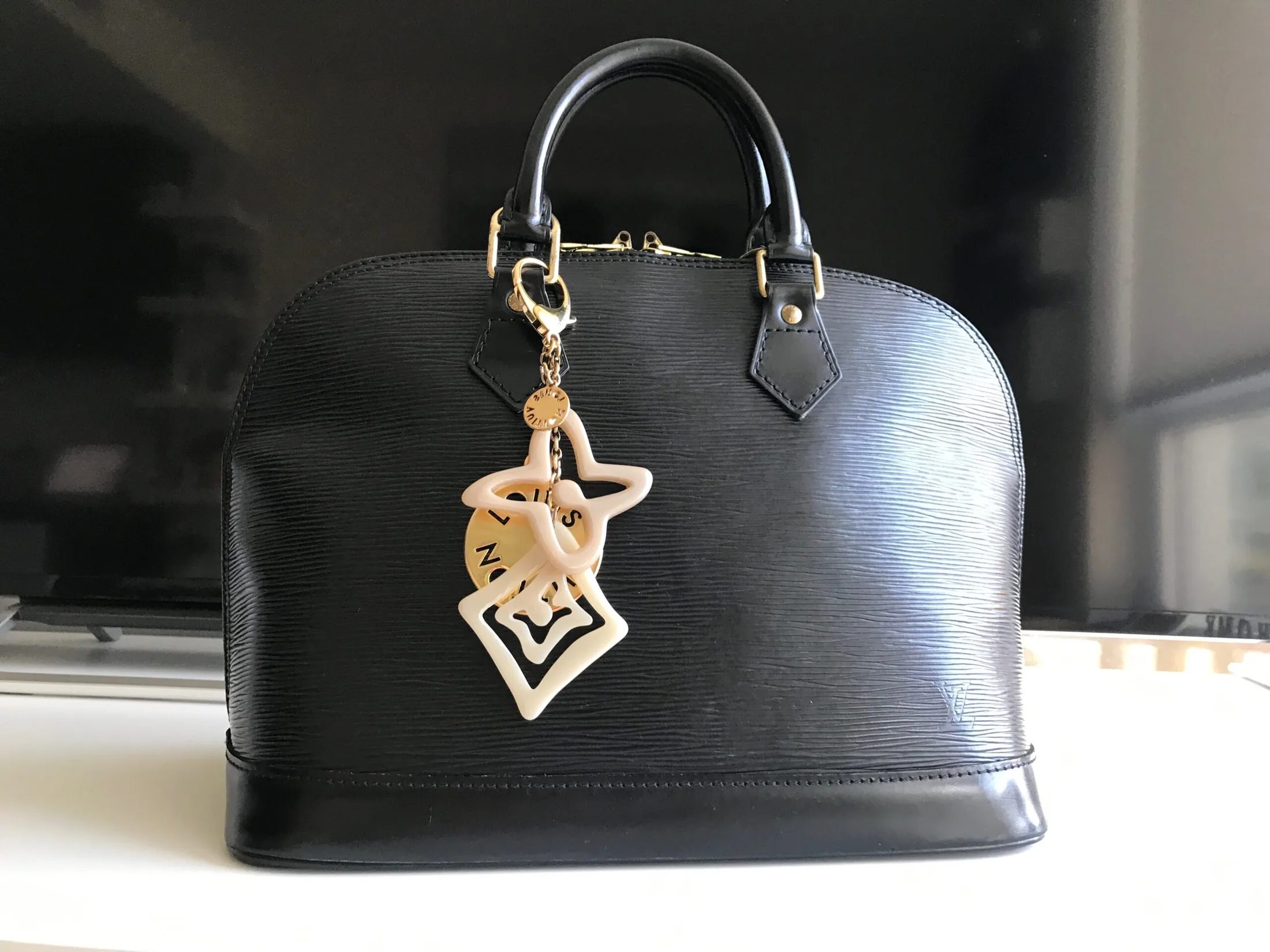 Black Epi Alma Handbag — image 4
