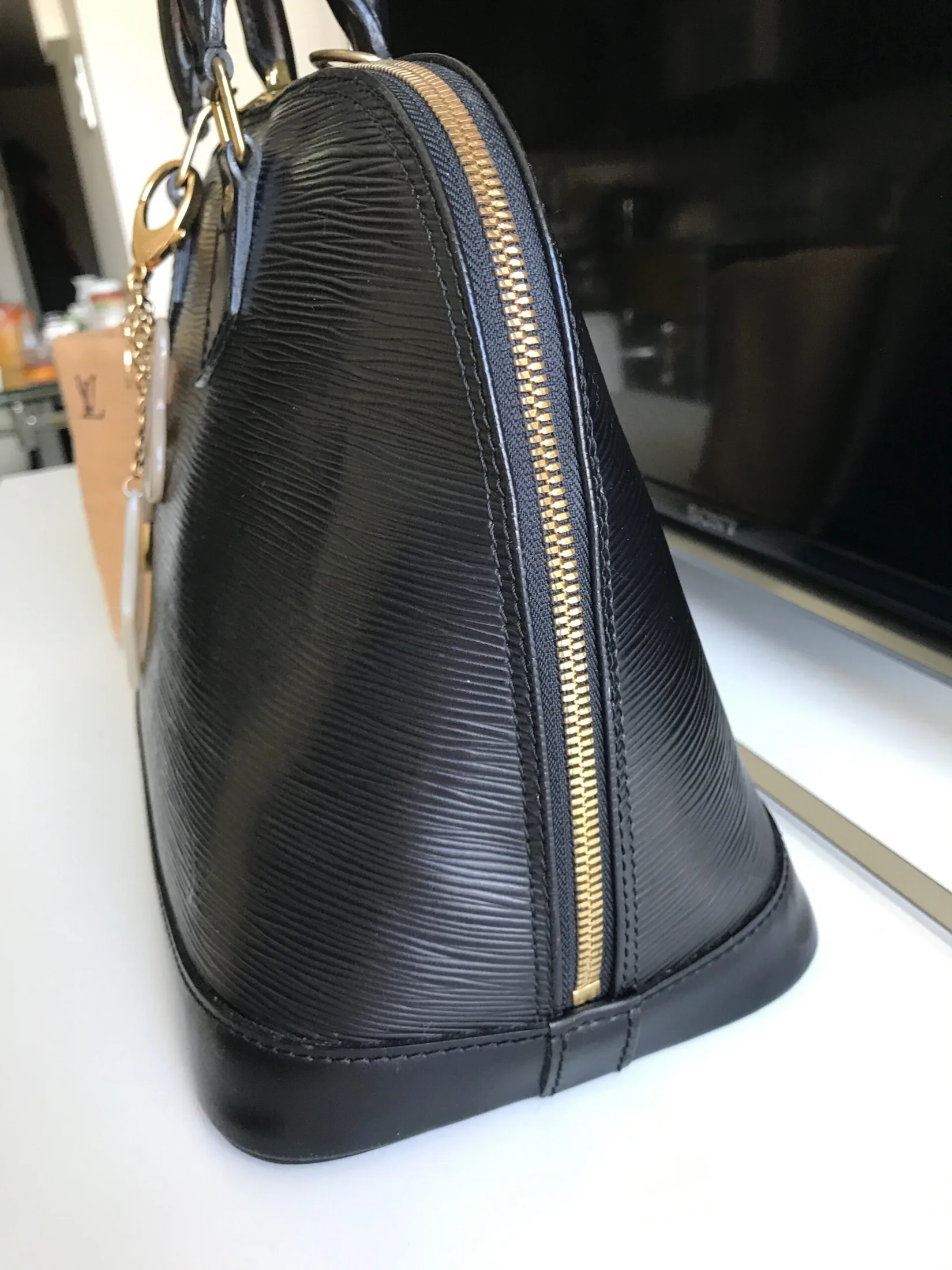 Black Epi Alma Handbag — image 11