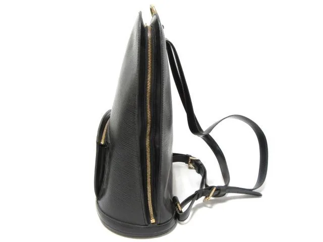 Black Epi Leather Gobelin Backpack — image 4