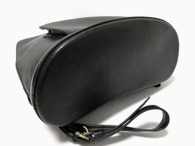 Black Epi Leather Gobelin Backpack — image 5