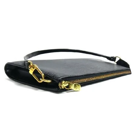 Black Epi Leather Pochette Handbag — image 2