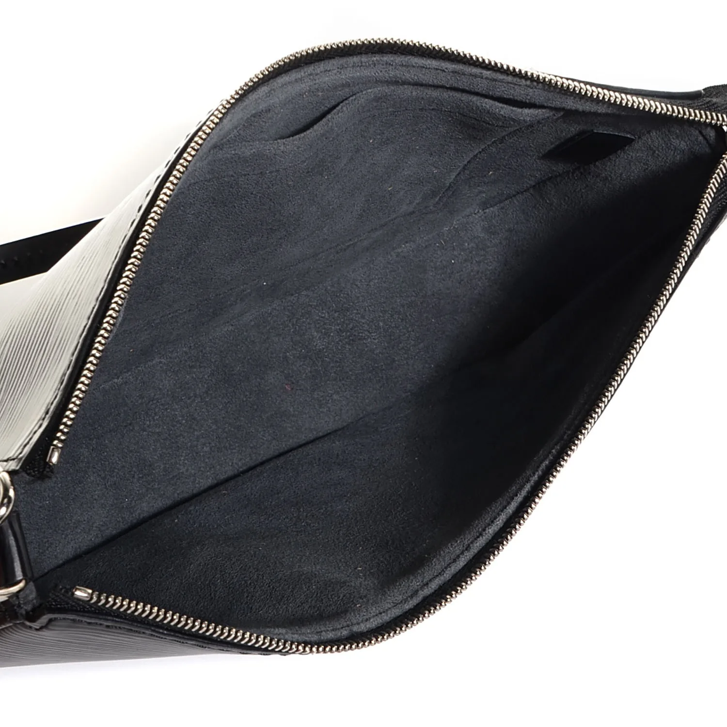 Black Epi Leather Pochette Handbag — image 8