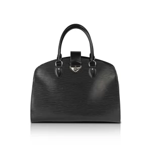 Black Epi Leather Pont-Neuf GM Handbag