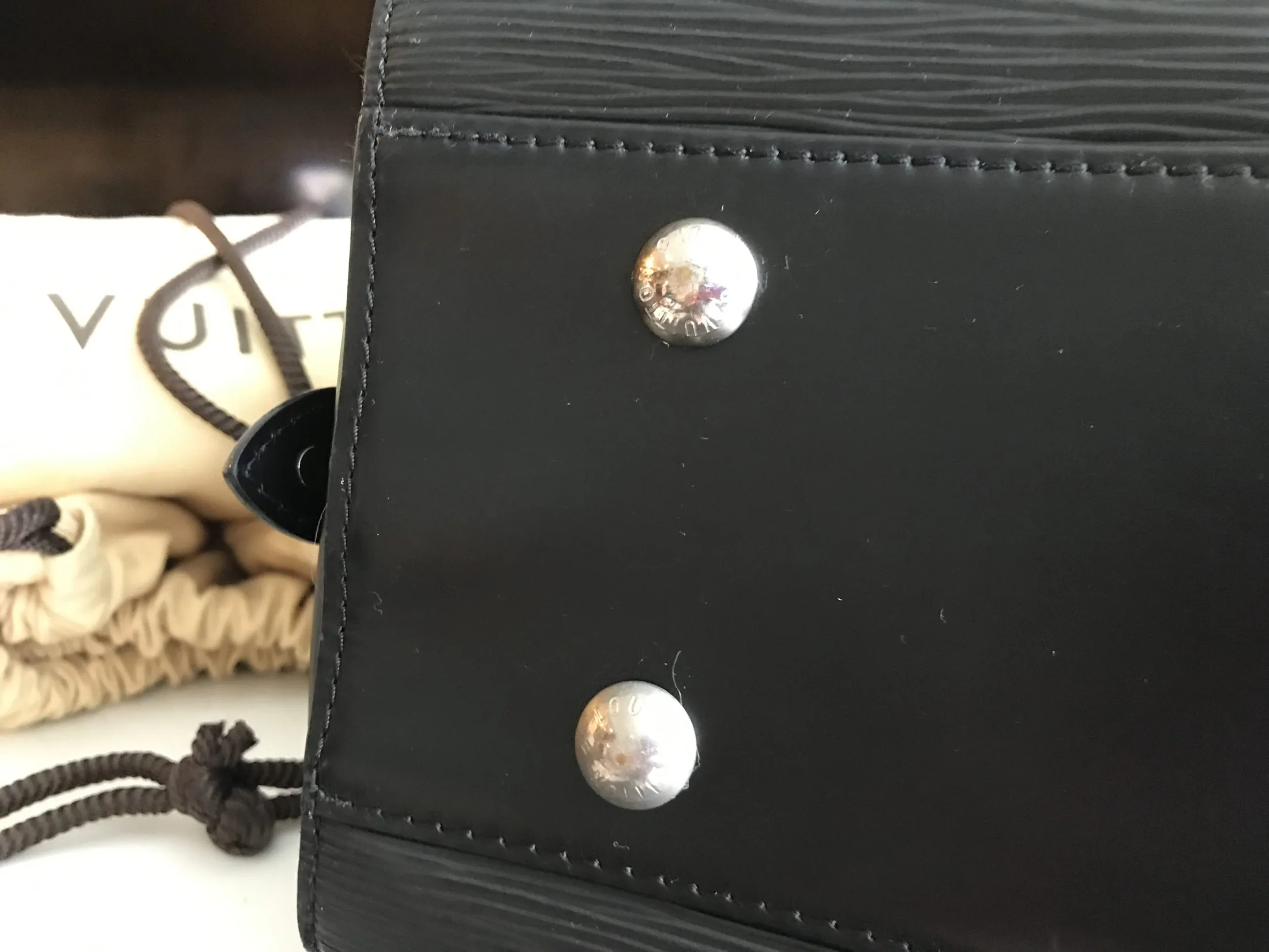 Black Epi Leather Pont-Neuf GM Handbag — image 13