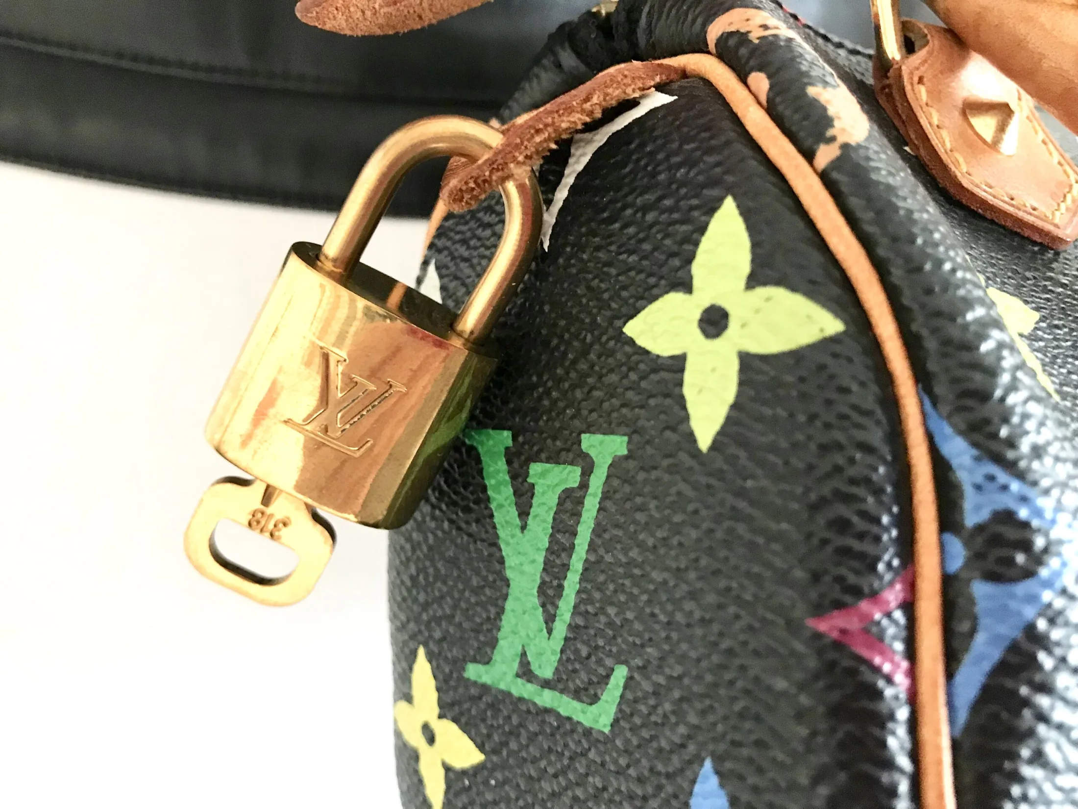 Black Multicolor Mini Speedy Nano Handbag — image 7