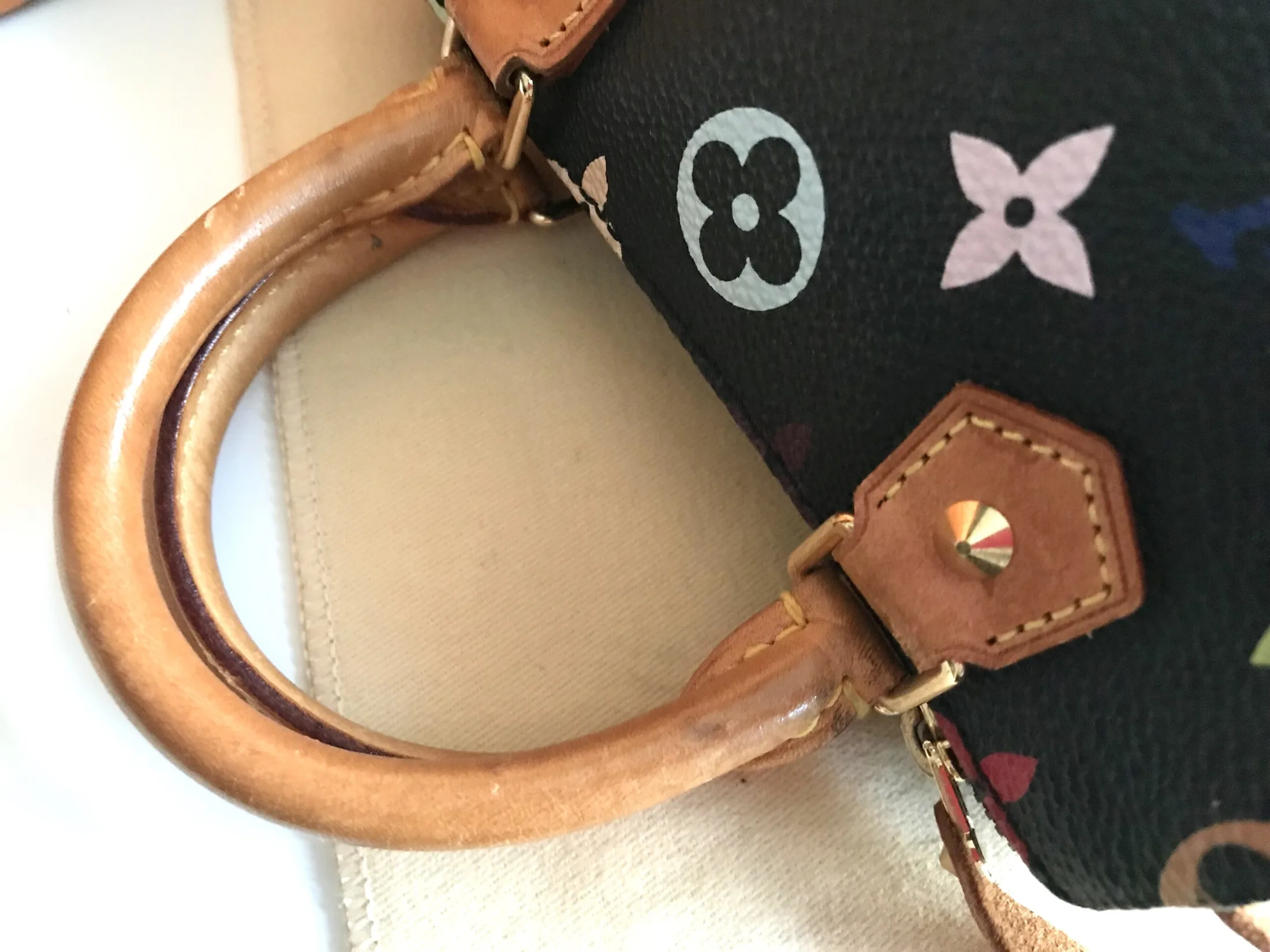 Black Multicolor Mini Speedy Nano Handbag — image 14