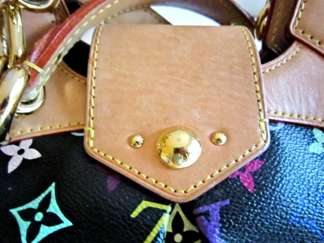 Takashi Murakami Black Multicolor Monogram Ursula Handbag — image 4