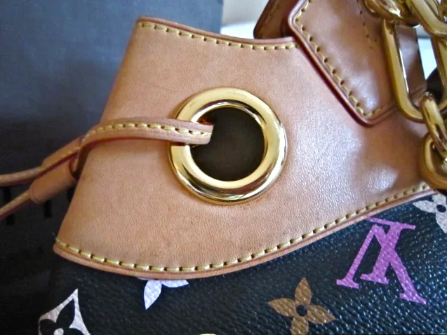 Takashi Murakami Black Multicolor Monogram Ursula Handbag — image 5