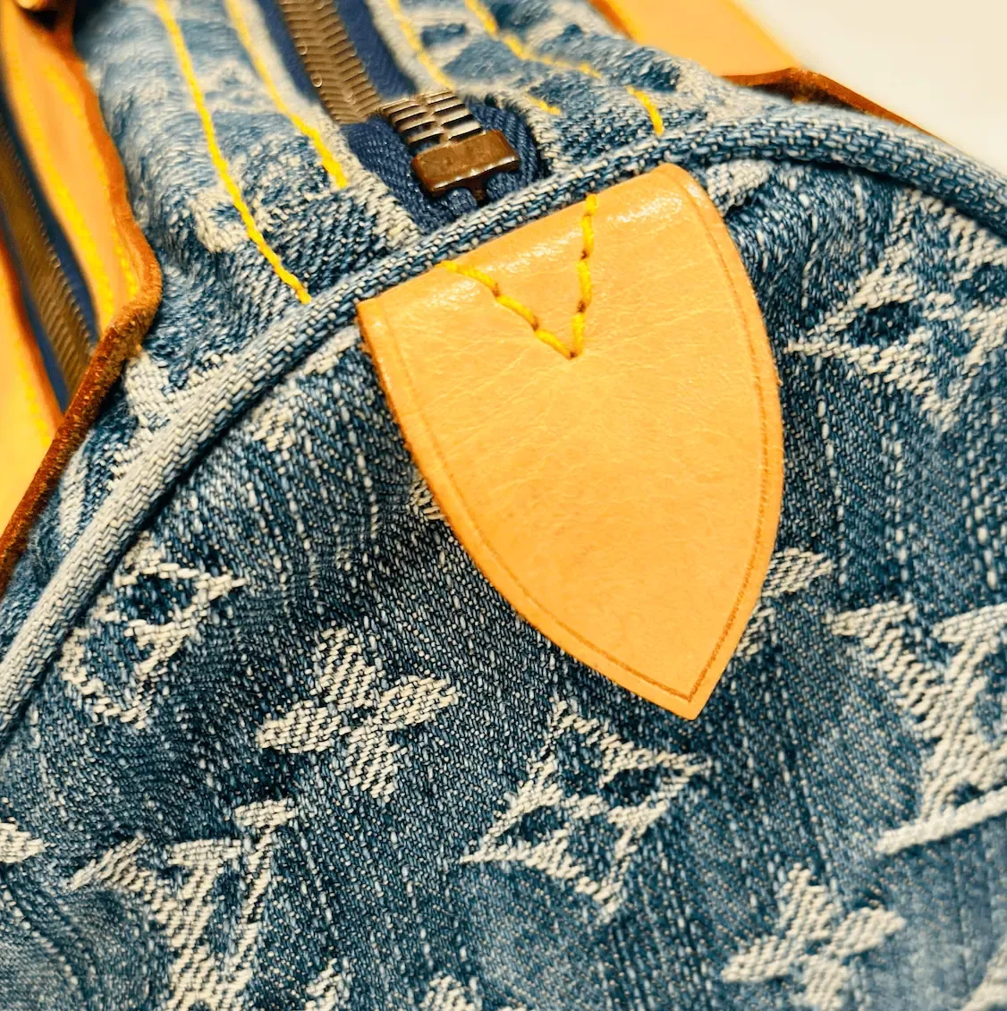 Blue Monogram Denim Neo Speedy Handbag — image 5