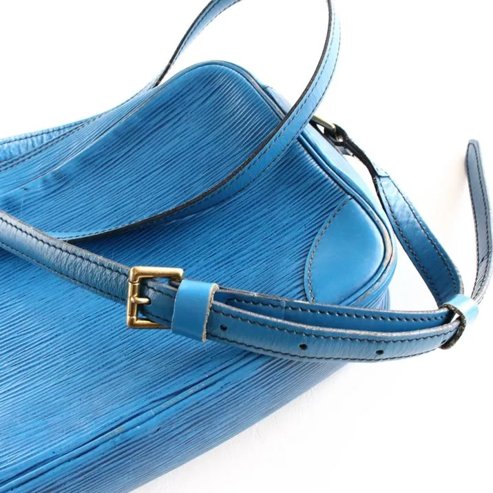 Blue Epi Leather Trocadero Handbag — image 6