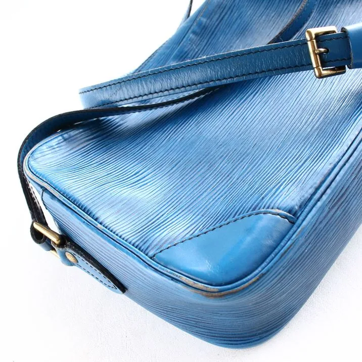 Blue Epi Leather Trocadero Handbag — image 7