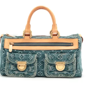 Louis Vuitton Blue Monogram Denim Neo Speedy Handbag