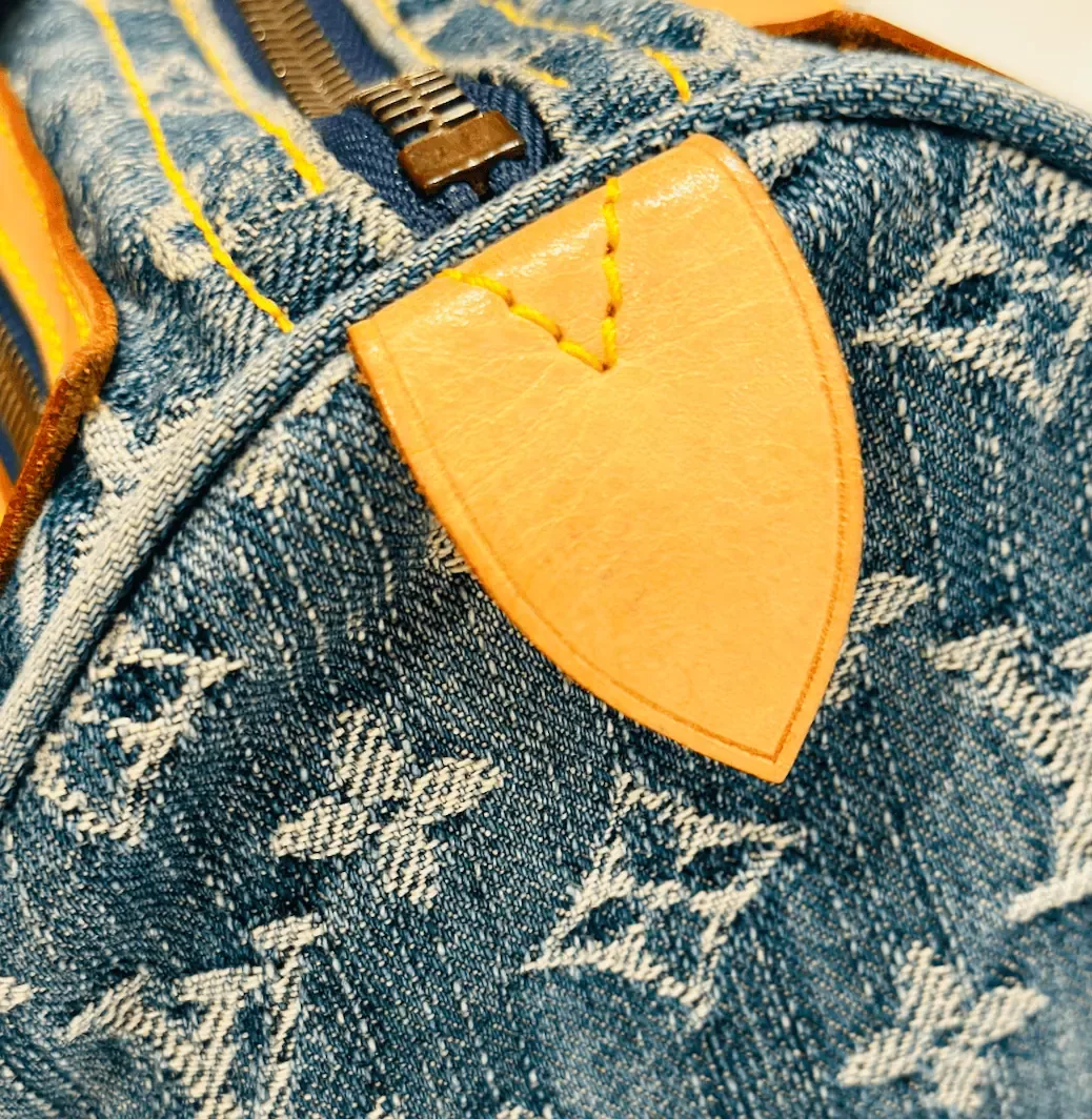 Louis Vuitton Blue Monogram Denim Neo Speedy Handbag — image 6
