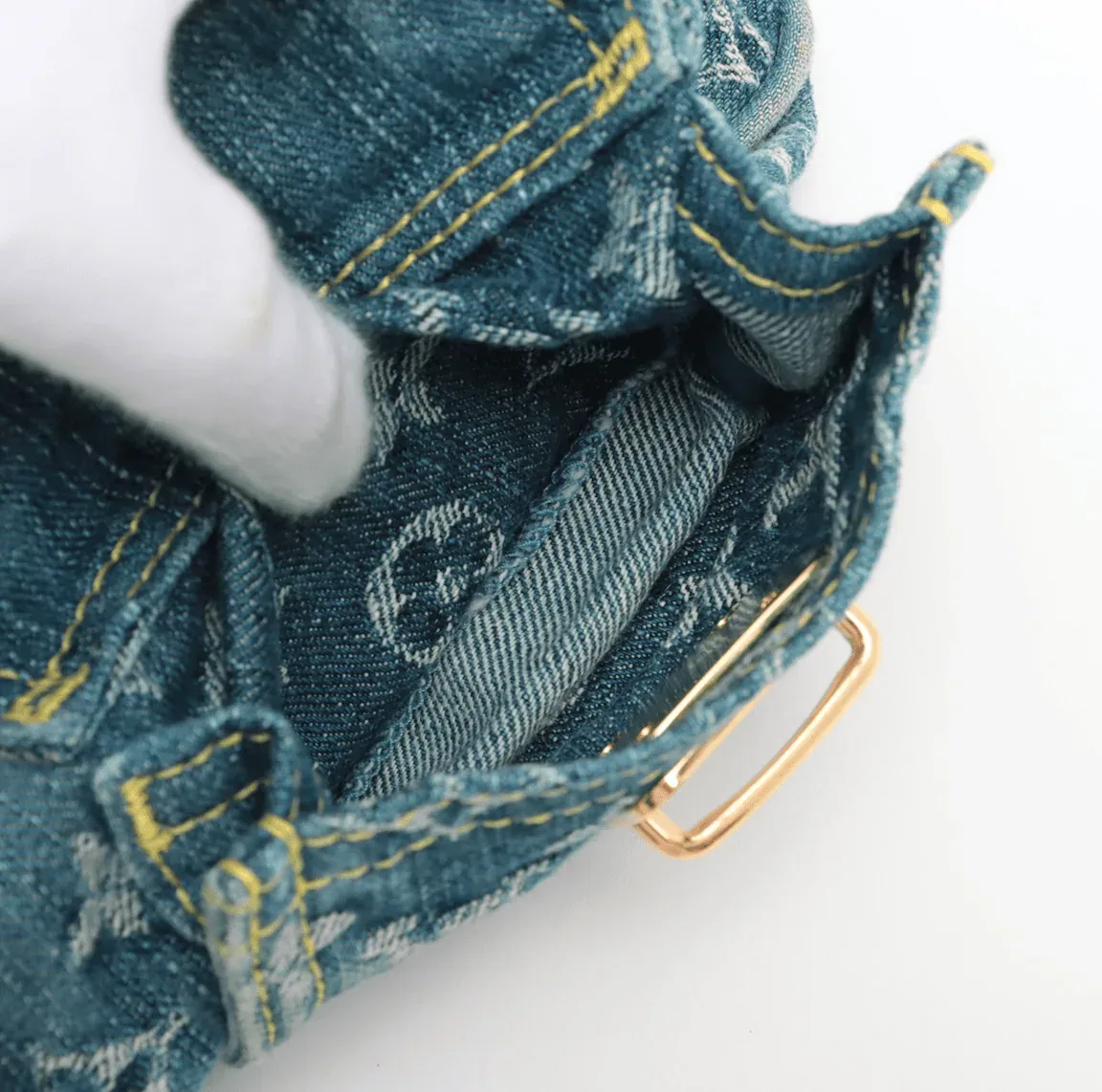 Louis Vuitton Blue Monogram Denim Neo Speedy Handbag — image 10