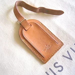 Vachetta Leather Cardholder Name Tag