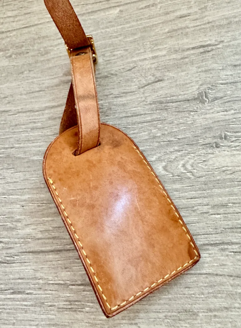 Vachetta Leather Cardholder Name Tag — image 3
