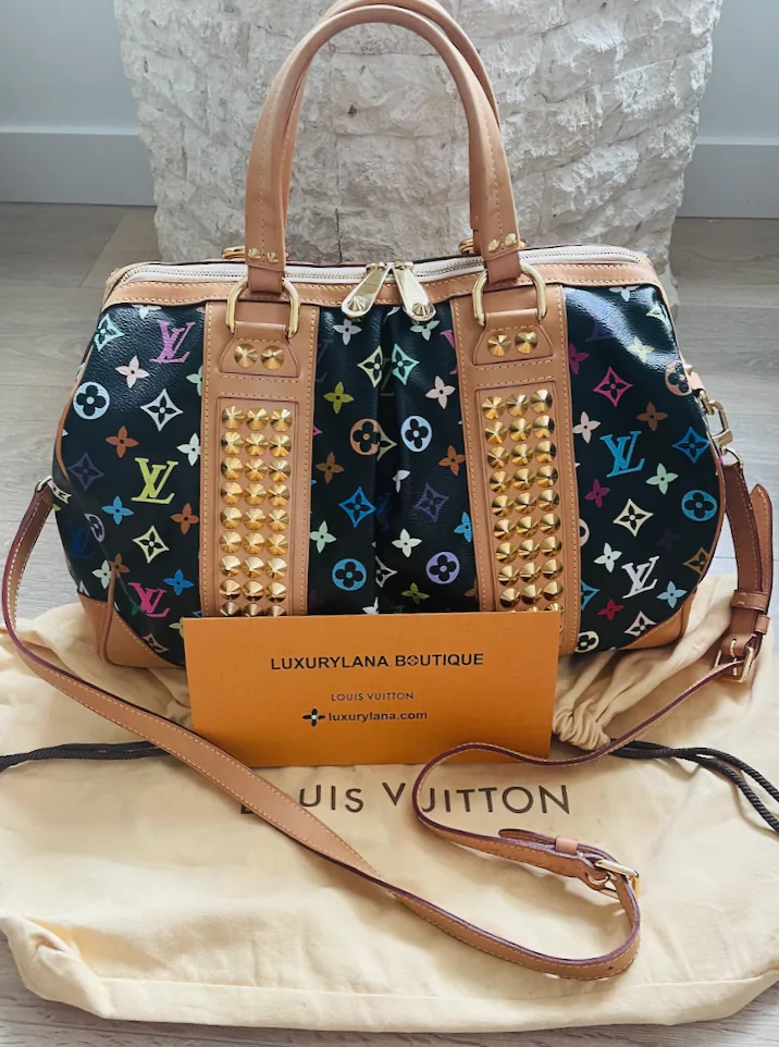 Courtney MM Black Multicolor Handbag — image 2