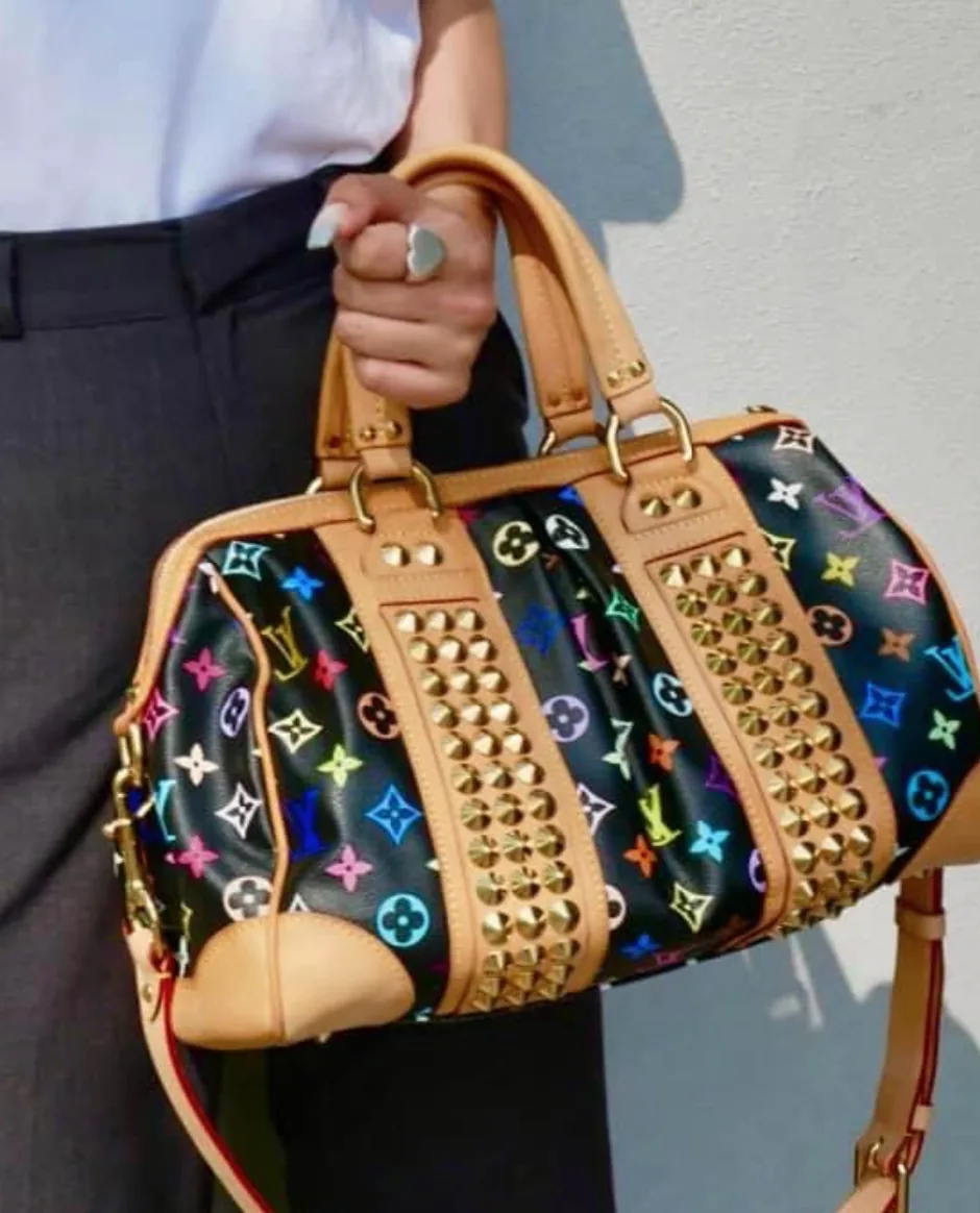 Courtney MM Black Multicolor Handbag — image 4