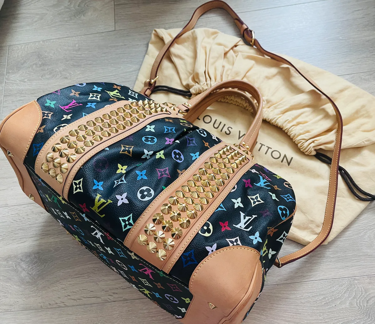 Courtney MM Black Multicolor Handbag — image 5