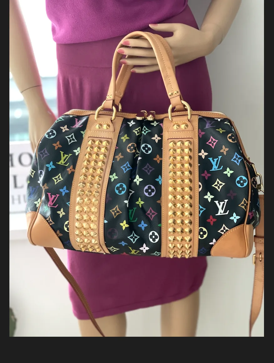 Courtney MM Black Multicolor Handbag — image 6