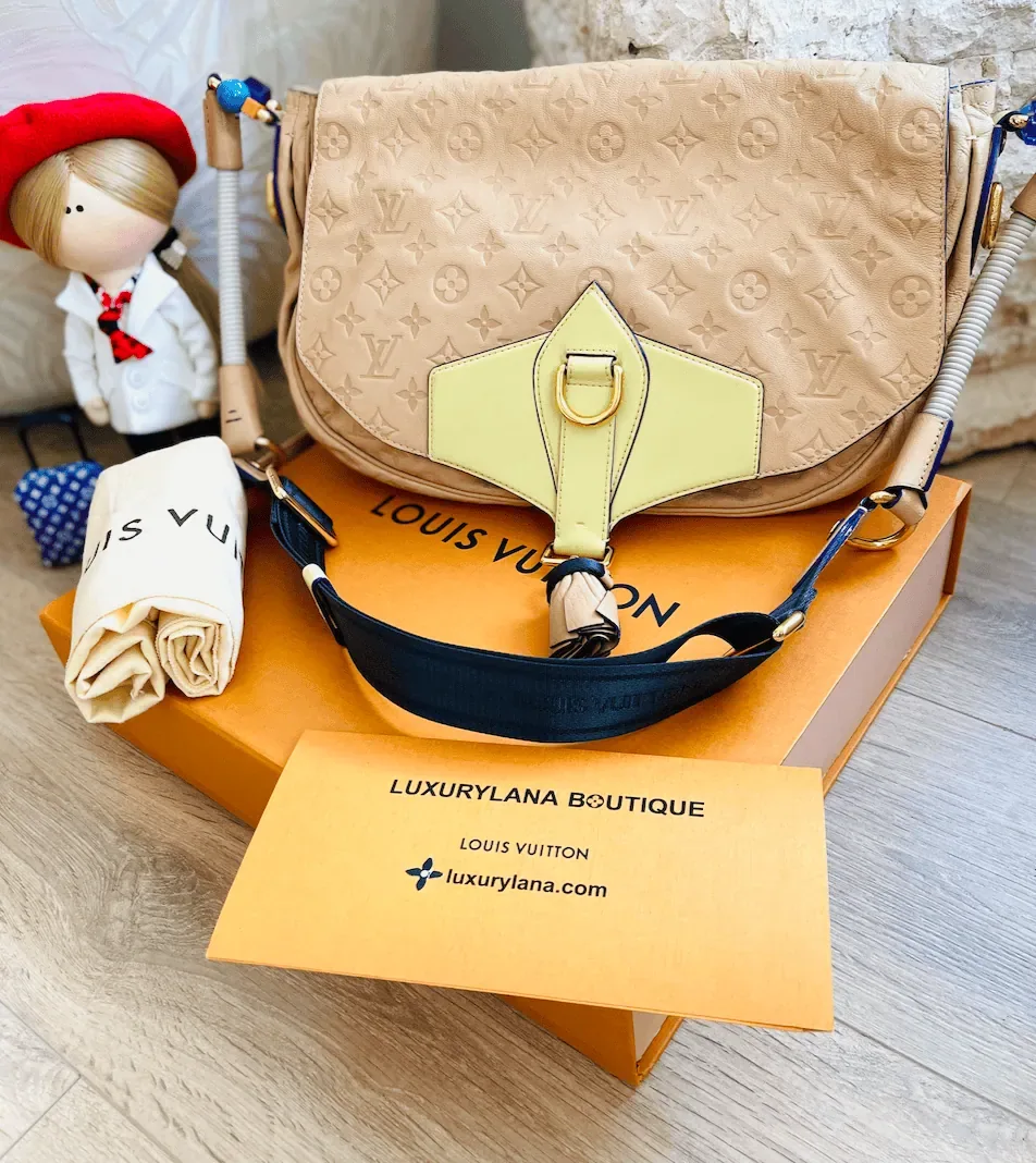 Louis Vuitton Creme/Ballerine Empreinte Monogram Underground Messenger/Cross Body Bag — image 2