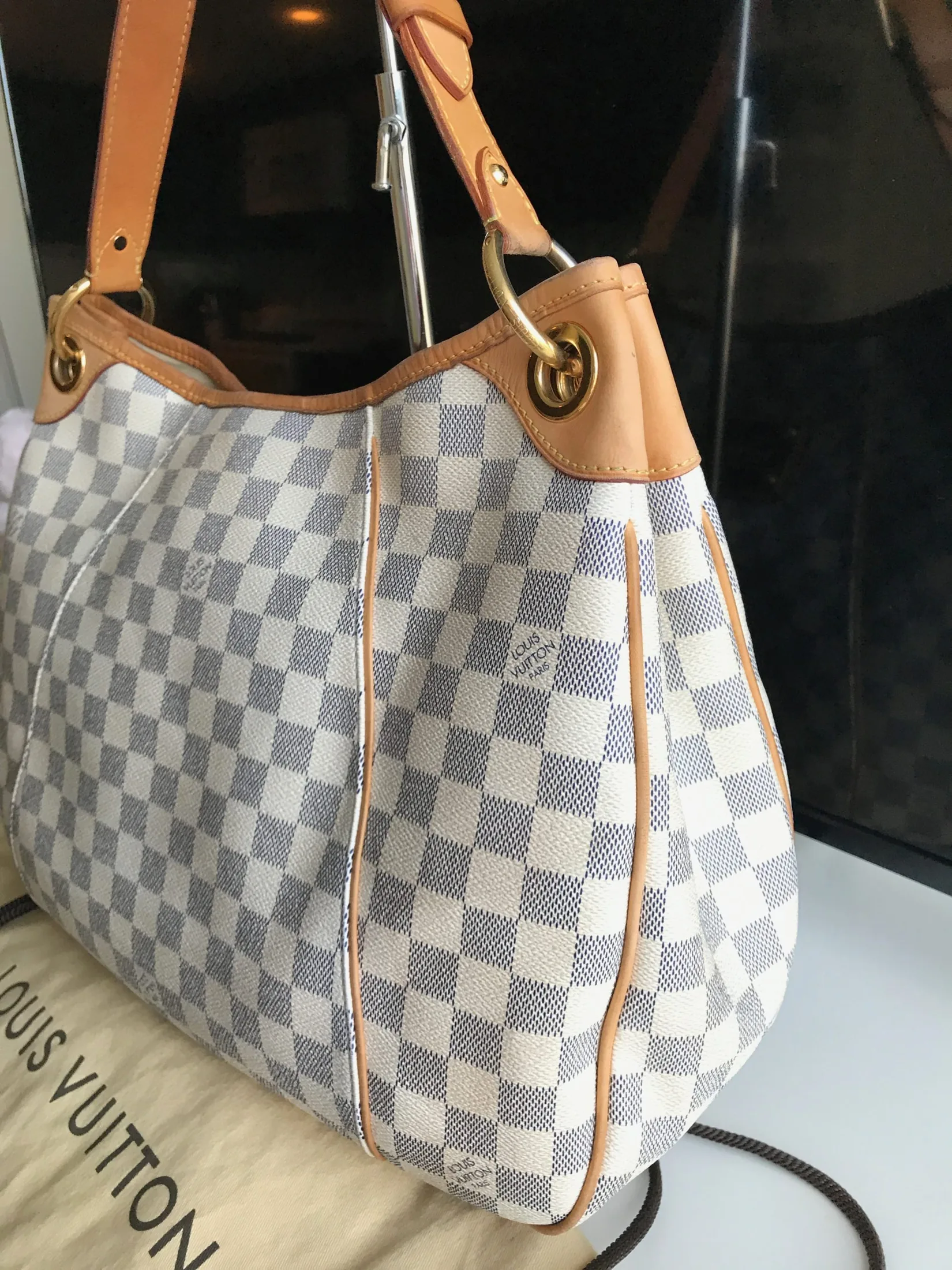 Damier Azur Galliera PM Hobo Bag — image 8