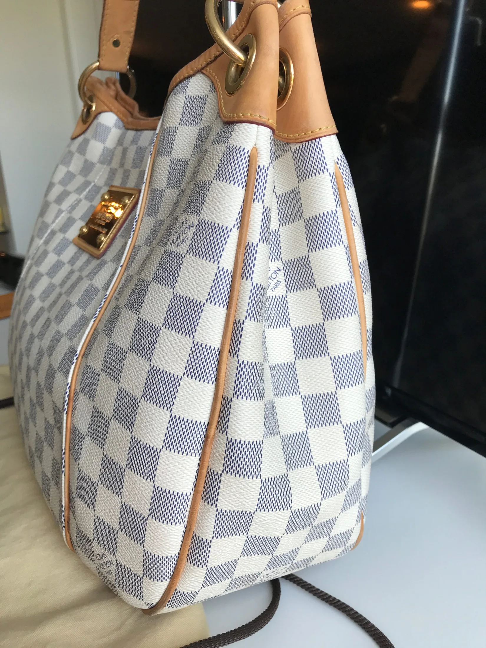 Damier Azur Galliera PM Hobo Bag — image 9