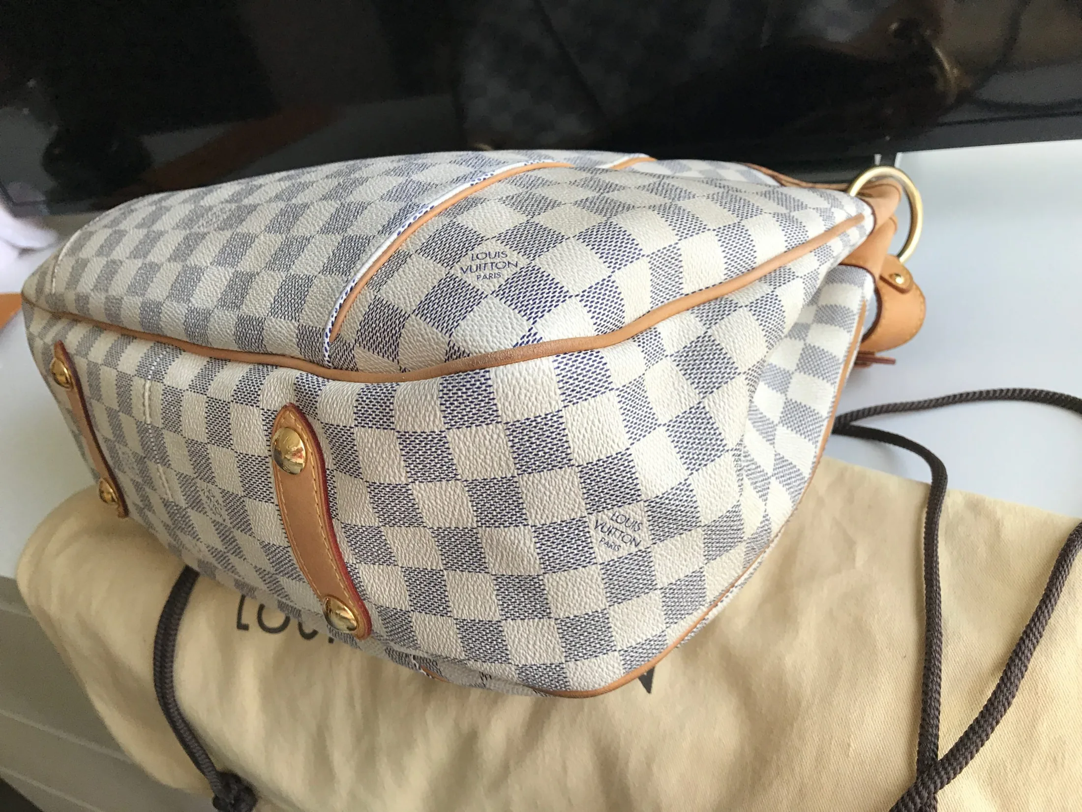 Damier Azur Galliera PM Hobo Bag — image 12