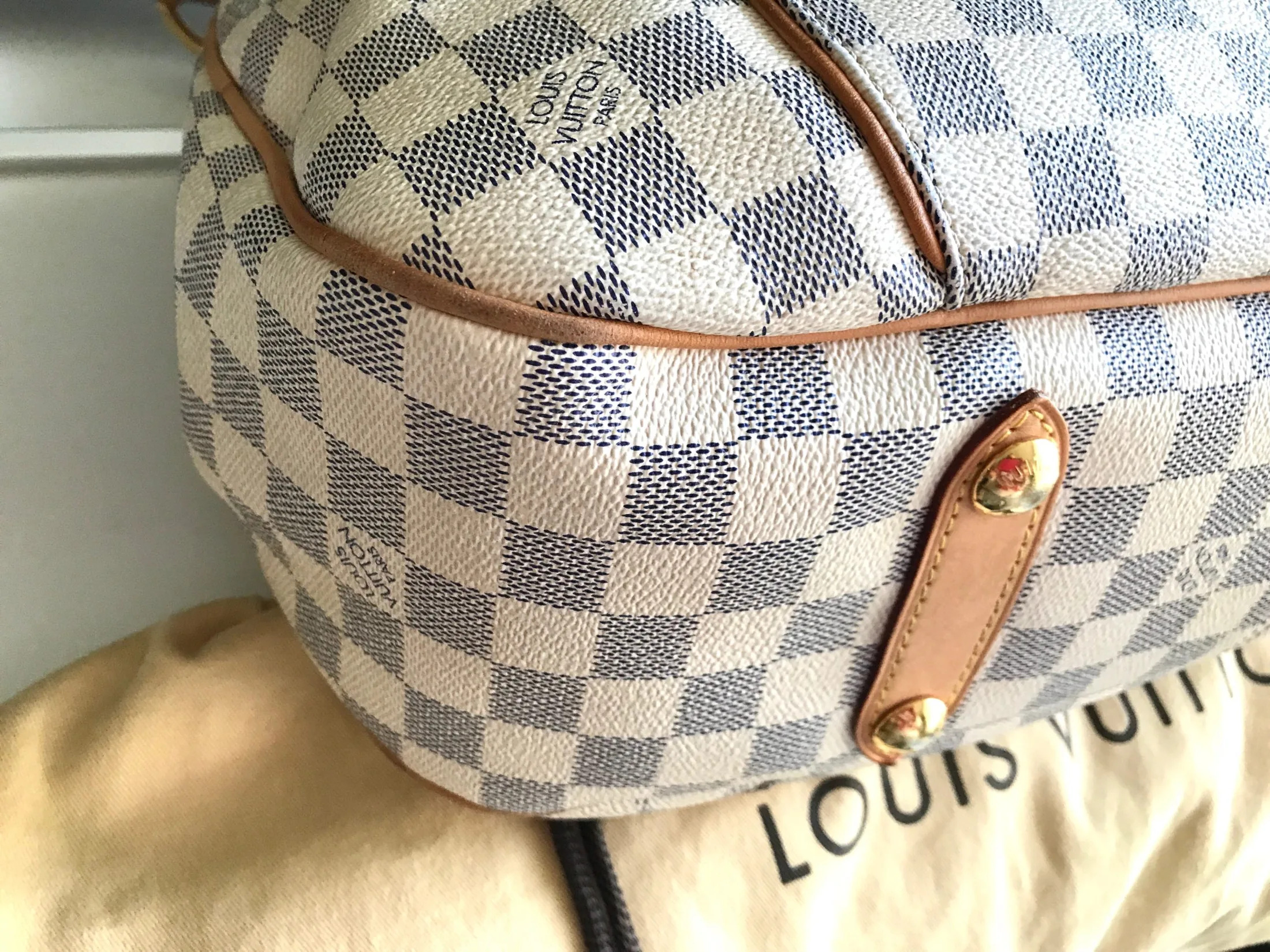 Damier Azur Galliera PM Hobo Bag — image 14