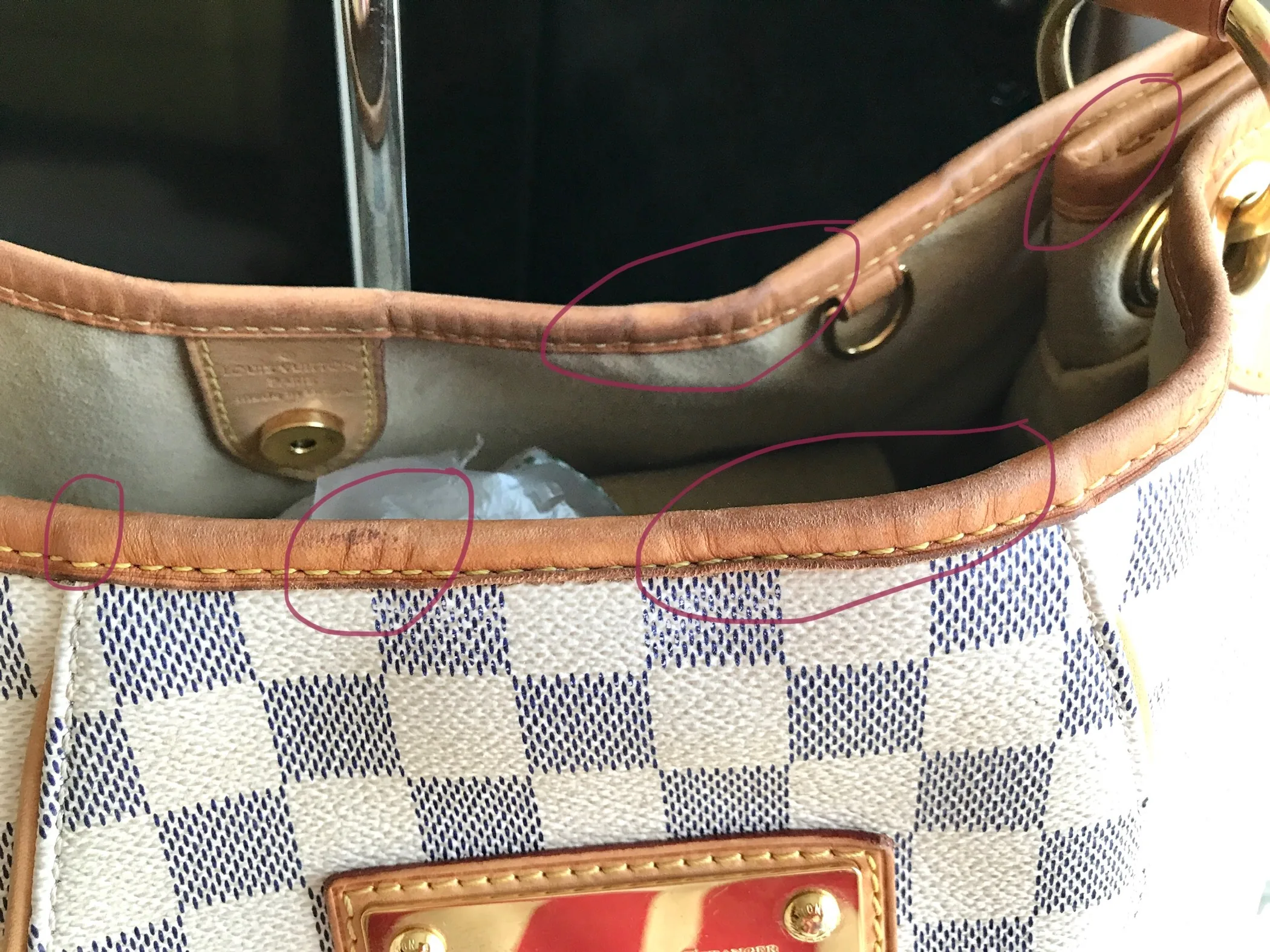Damier Azur Galliera PM Hobo Bag — image 18