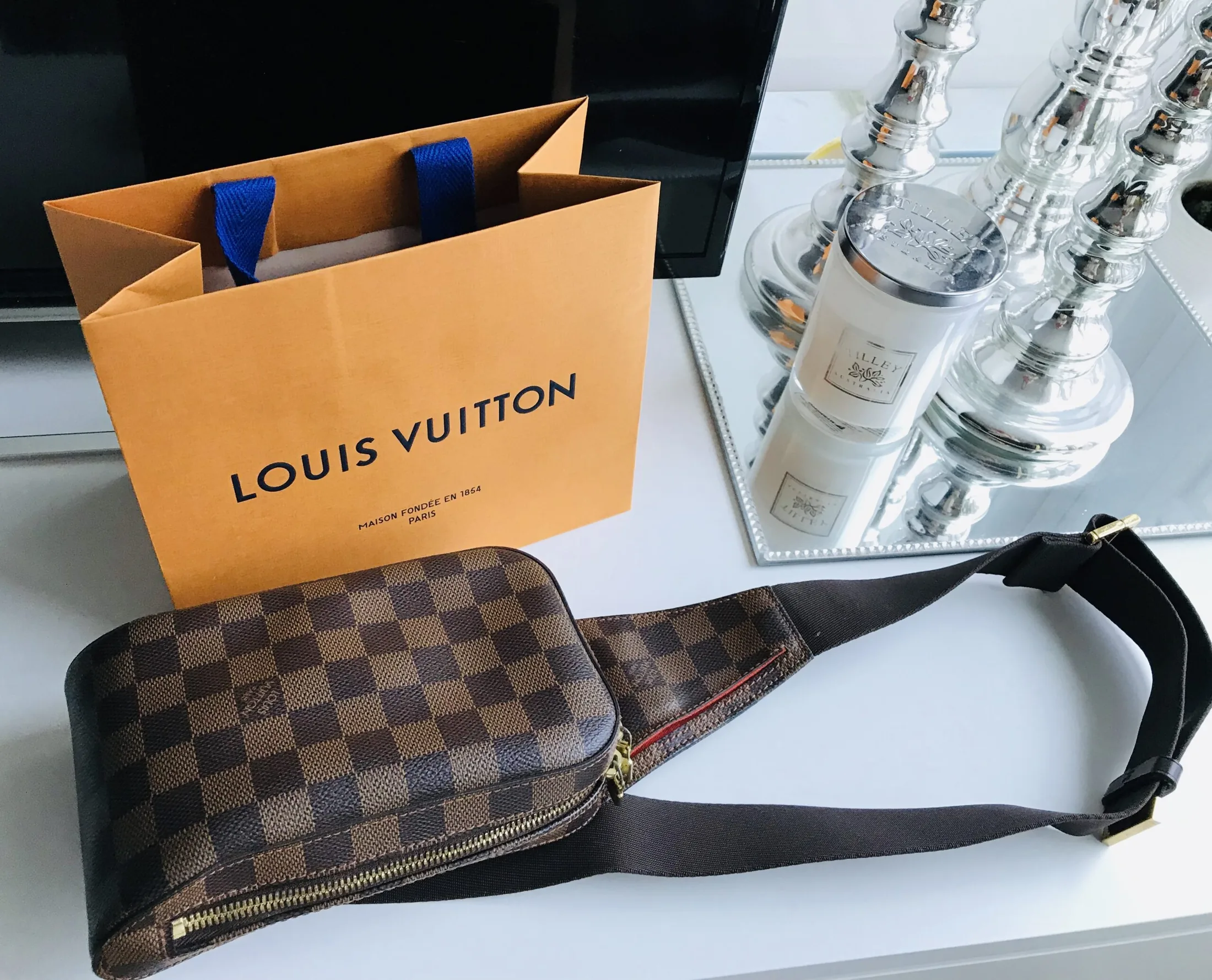 Damier Ebene Geronimos Crossbody Bag — image 4