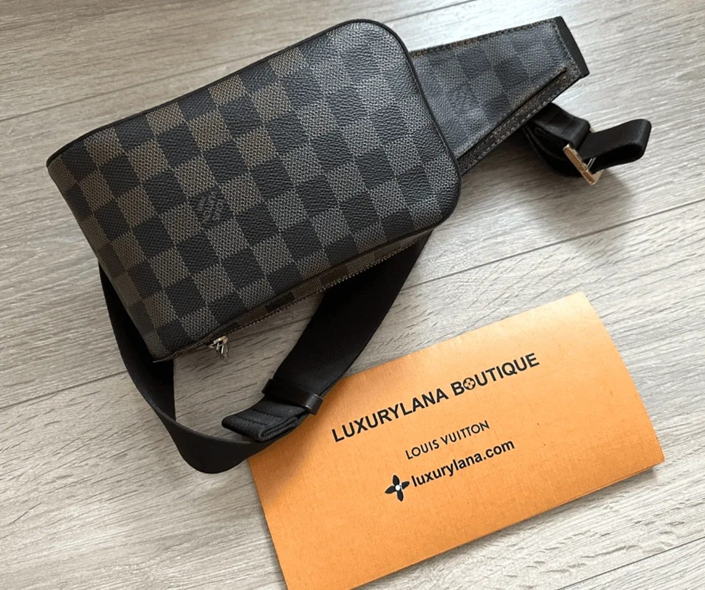 Damier Ebene Geronimos Crossbody Bag