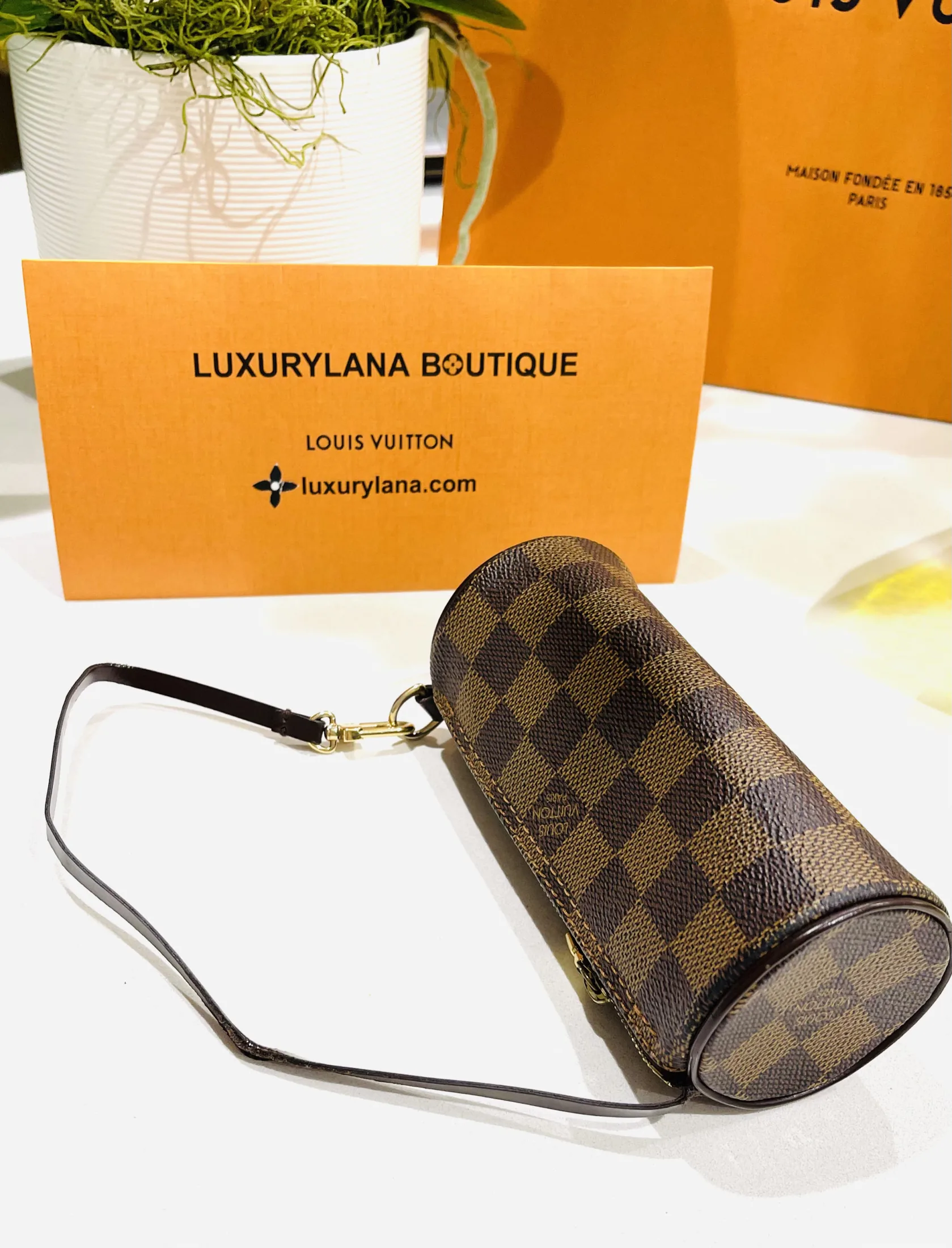 Damier Ebene Mini Papillon Pouch — image 2