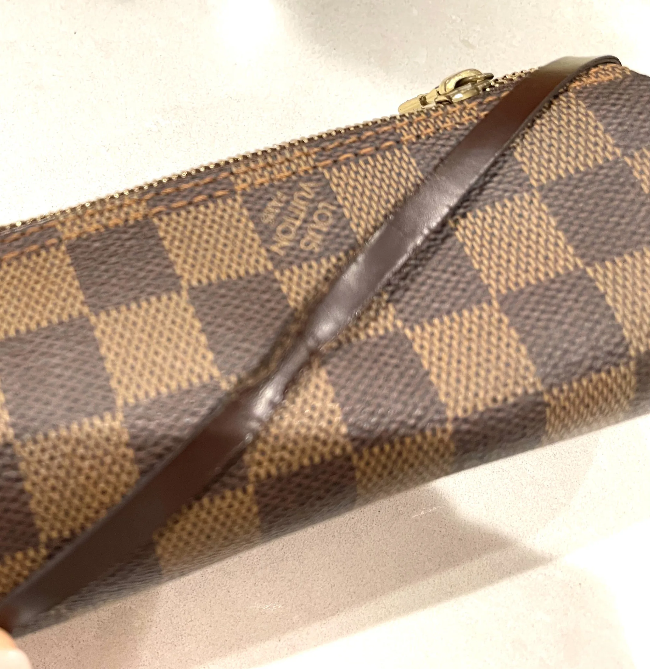 Damier Ebene Mini Papillon Pouch — image 8