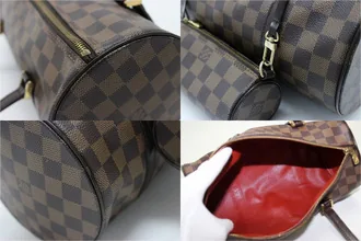 Damier Ebene Papillon Handbag W/Pouch — image 7