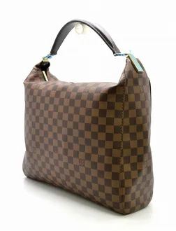 Louis Vuitton Damier Ebene Portobello GM Shoulder Bag