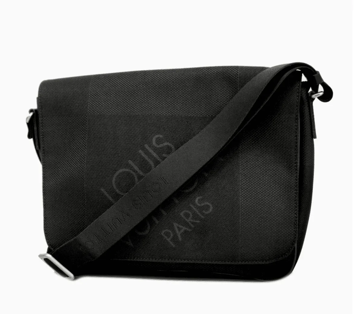 Damier Geant Signature Black Messenger Bag — image 8