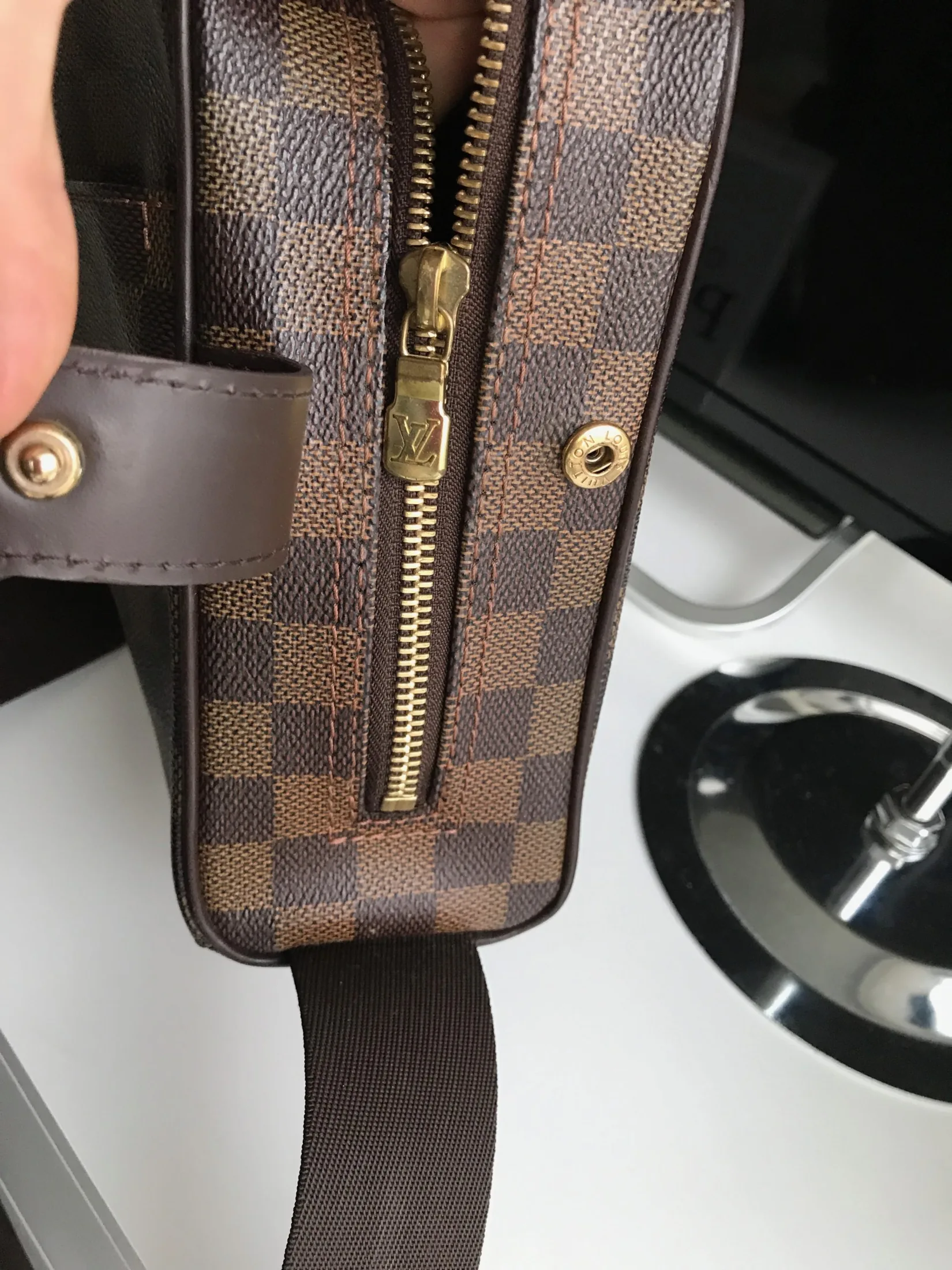 Damier Olaf PM Messenger Bag — image 9