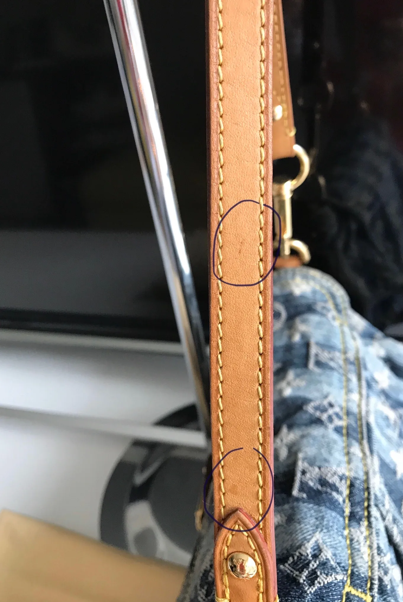 Louis Vuitton Mini Pleaty Raye Bag — image 11