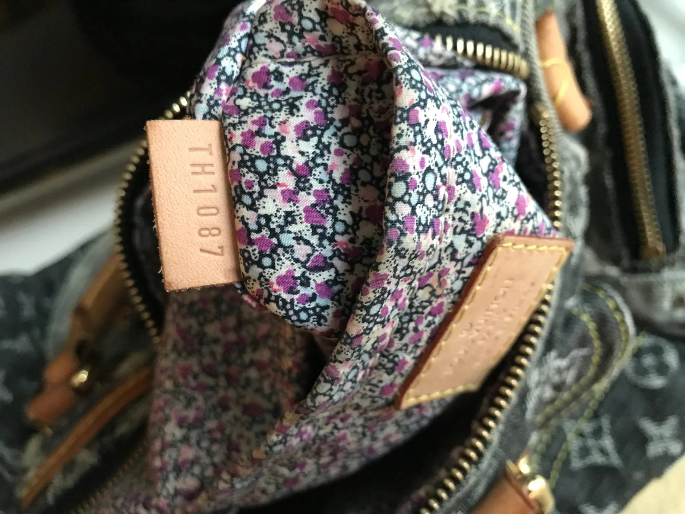 Louis Vuitton Denim Patchwork Speedy 30 Boston Handbag — image 22