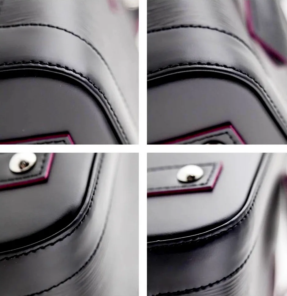 Louis Vuitton Epi Leather-Black/Hot Pink Alma BB Handbag — image 16