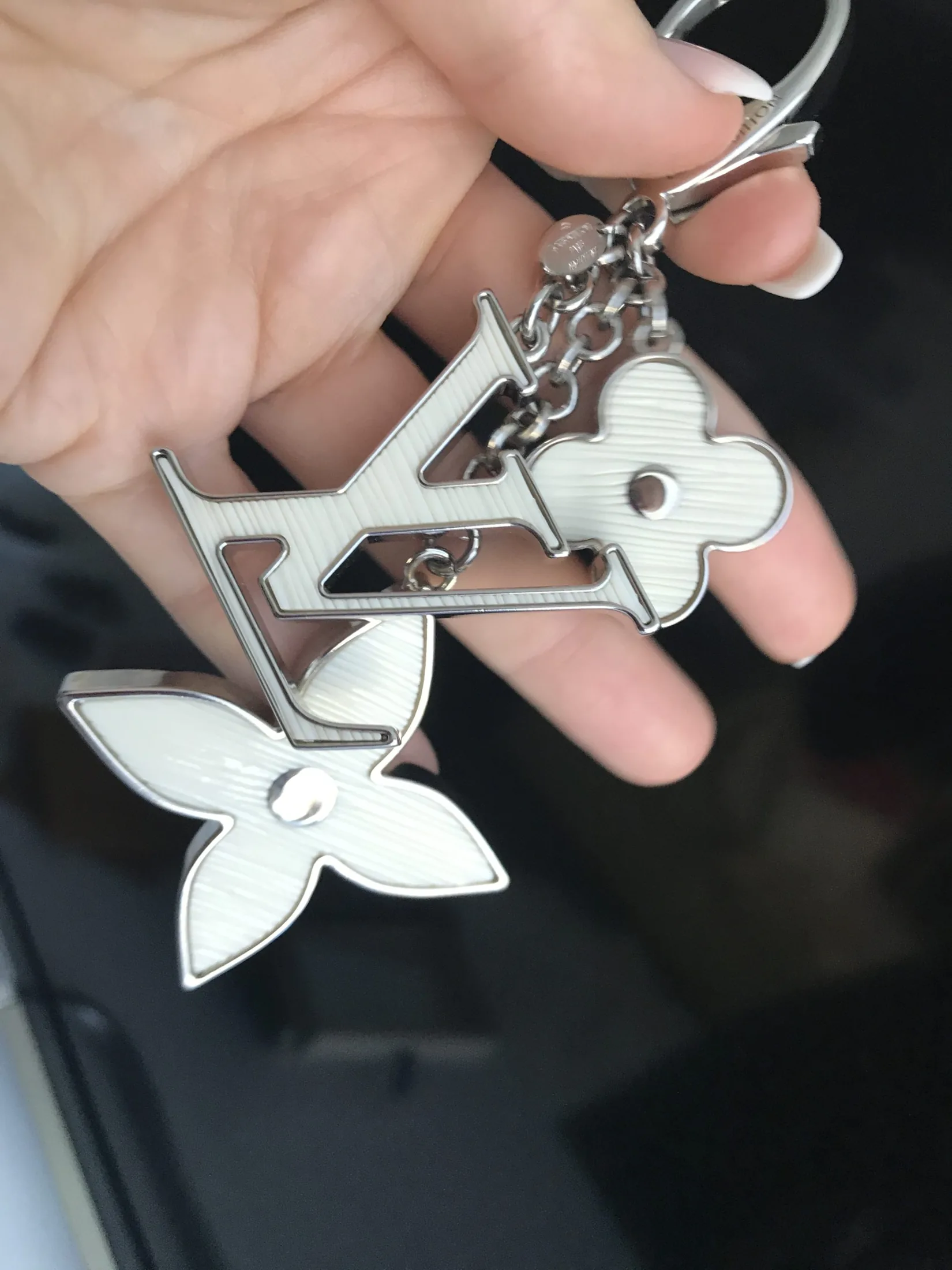 Fleur de Epi Ivory Bag Charm — image 3