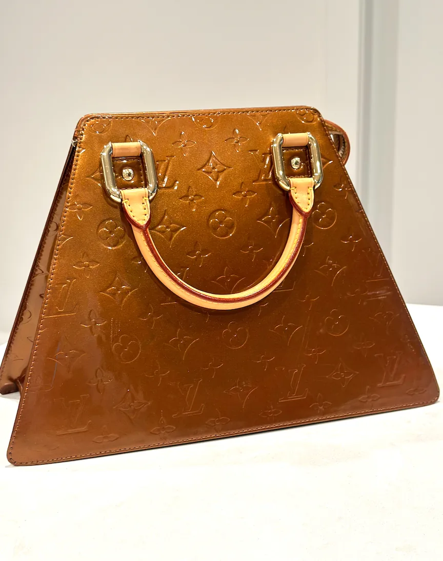 Forsyth Bronze Monogram Vernis Handbag — image 2