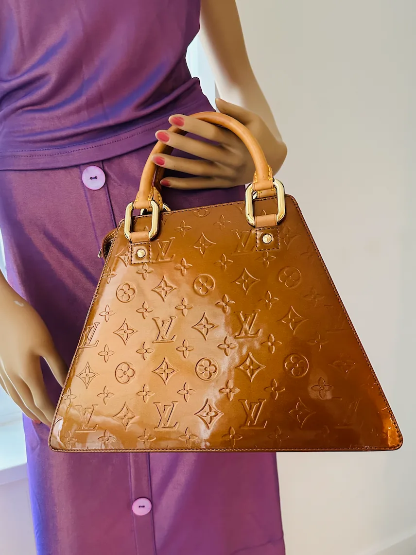 Forsyth Bronze Monogram Vernis Handbag — image 3