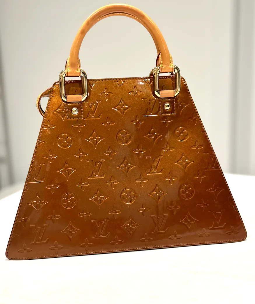 Forsyth Bronze Monogram Vernis Handbag — image 4