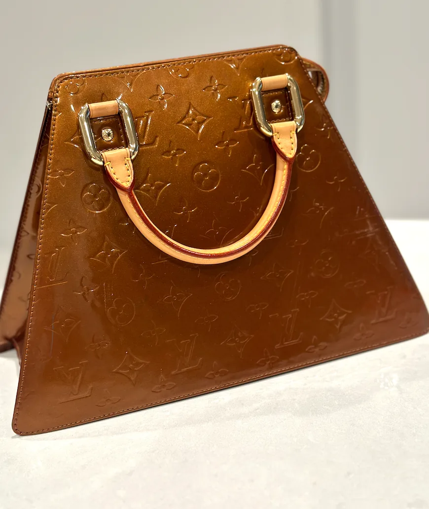 Forsyth Bronze Monogram Vernis Handbag — image 5