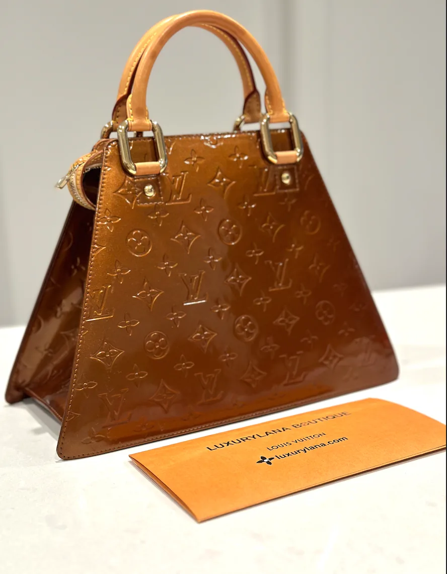 Forsyth Bronze Monogram Vernis Handbag — image 6